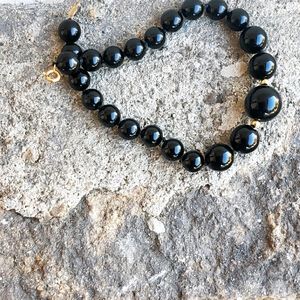 SOLD Onyx 14k bracelet